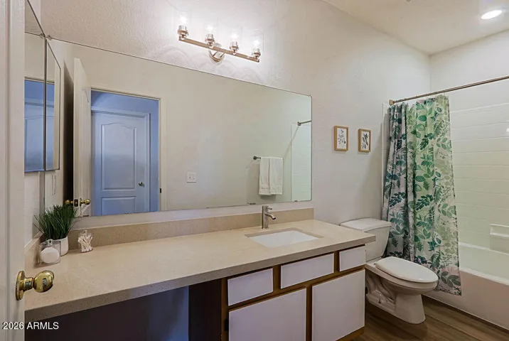 Bath viewed from doorway.