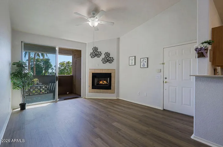 Greatroom, entry door on right.