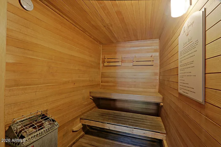 Sauna at the Clubhouse.