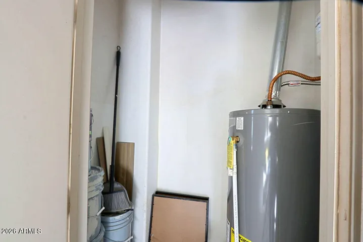Storage closet on Balcony.