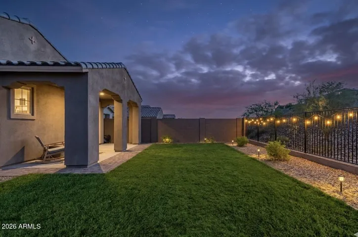 Enjoy Arizona sunsets from your backyard.