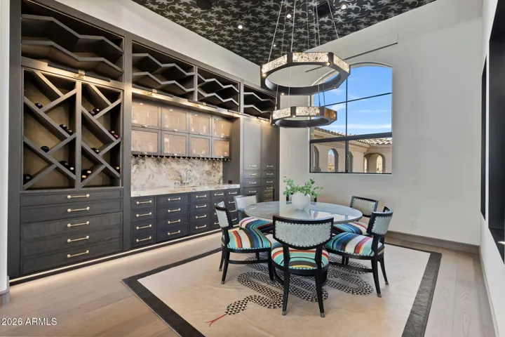 a Sculptural Chandelier Creates Dramatic Focal Points