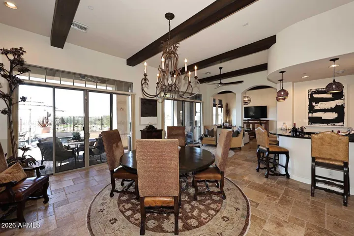 Dining room with views!