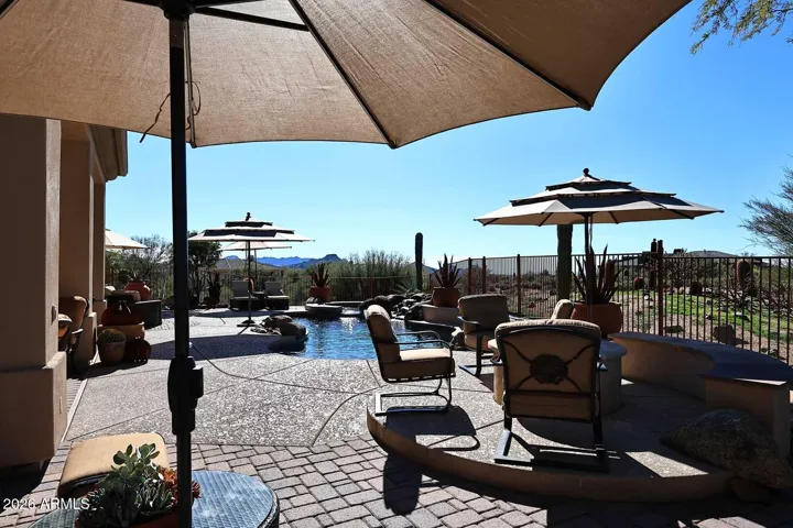 Resort style backyard