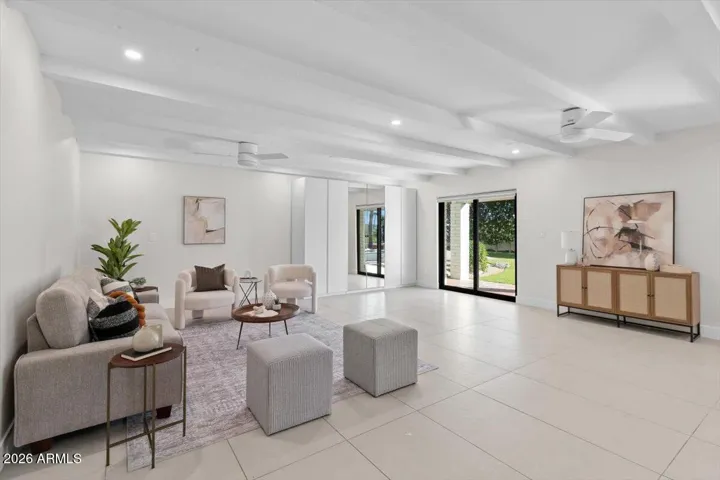 A partition at the stairs could make this a separate living area.