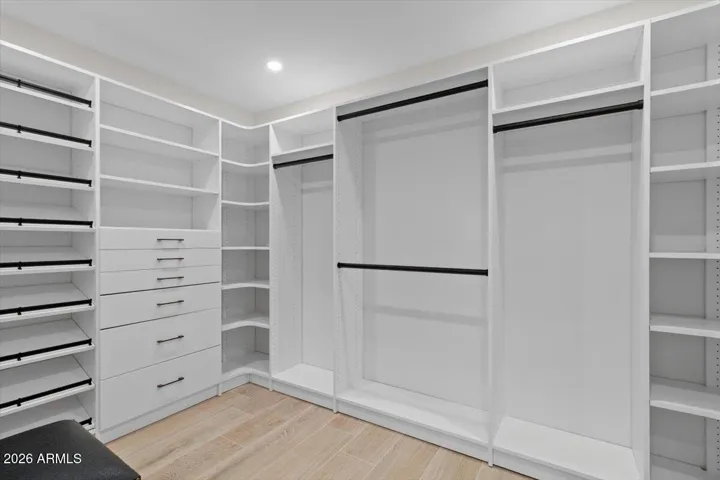Primary closet