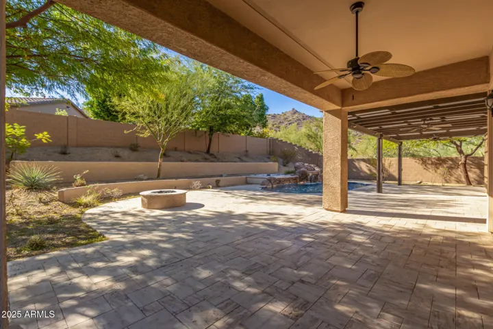 Travertine decking