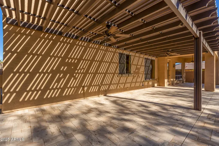 Expanded patio
