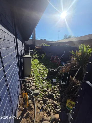 West side yard