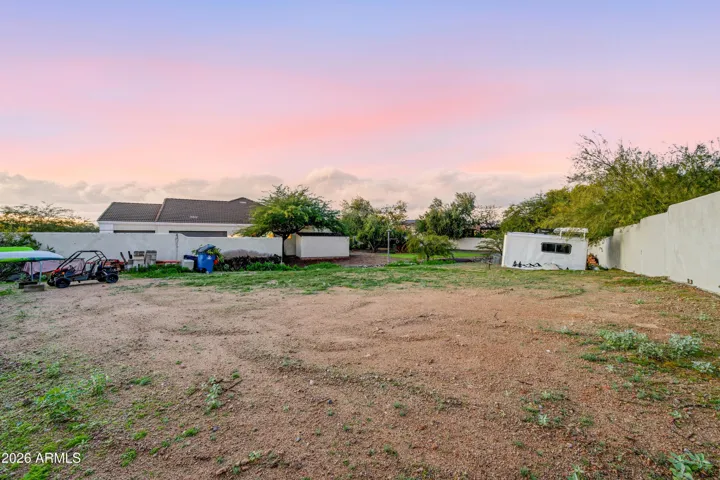Graded pad ready to build your RV garage, casita, or workshop