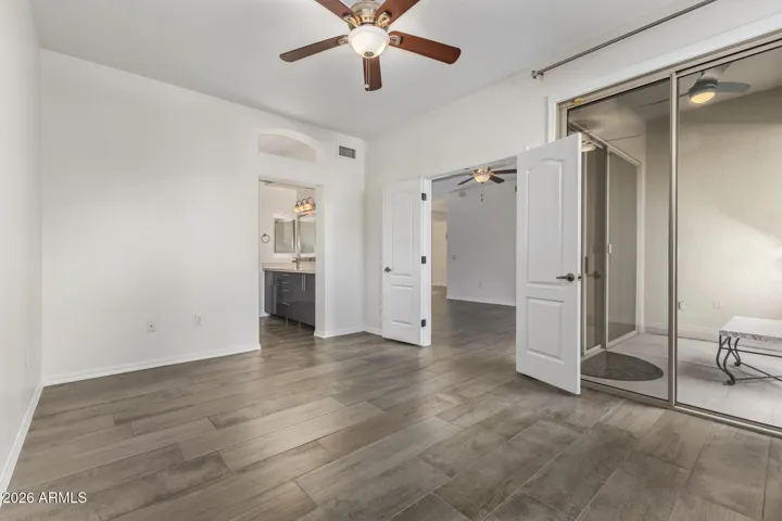 Direct access to patio from primary suite