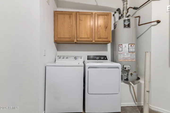 Washer and dryer