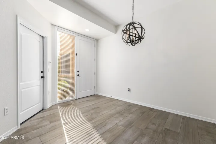 Plenty of natural light