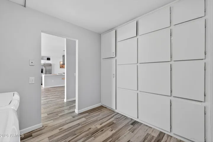 Plenty of Built In Storage in Laundry Room