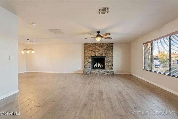 Furniture removed with AI