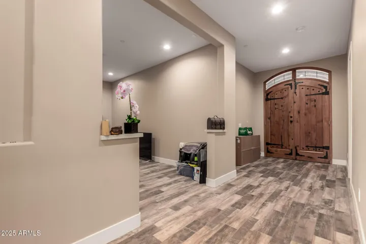 Stunning wood entrance door