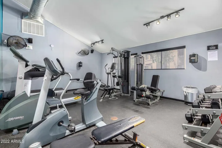 Well Equipped GYM steps away!