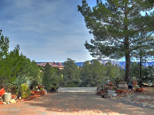 Extended paver driveway