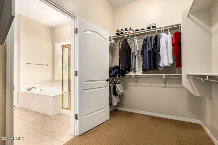 Plenty of closet space!