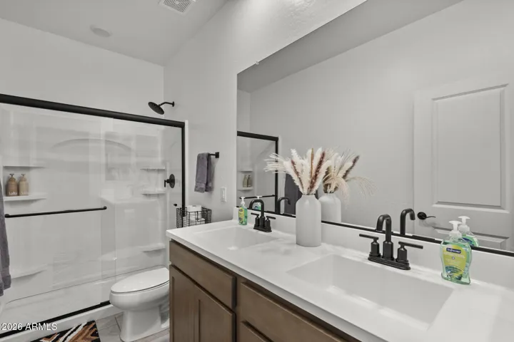 Downstairs guest bathroom off front door