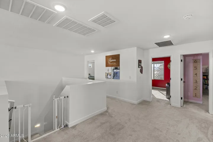 Upstairs loft landing area