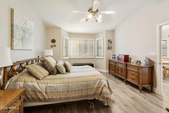 SOARING CEILINGS WITH CEILING FAN FOR COMFORT