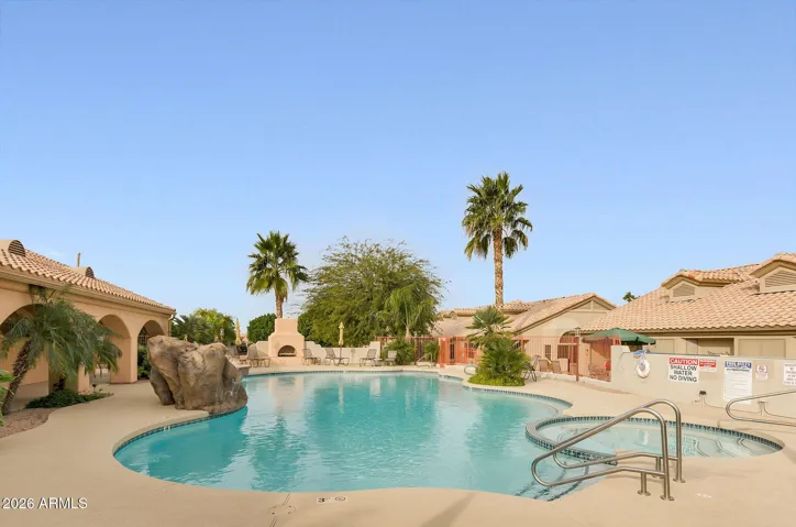 REFRESHING POOL AND SPA IN SECLUDED INNER AREA