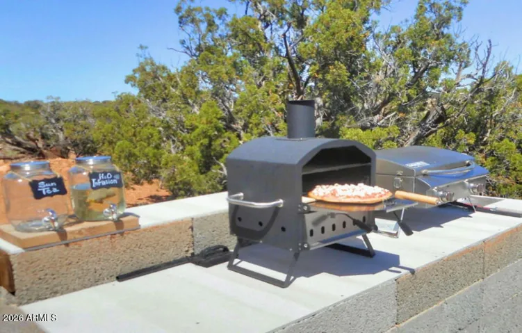 Pizza Hot from Your Own Outdoor Pizza Oven & H2O Infusion Brews w Herbs from Your Planters