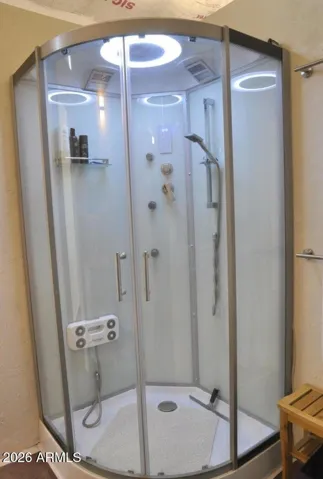 State of the Art Shower w Lights, Music, Multiple Massage Selection to Personalize Your Experience