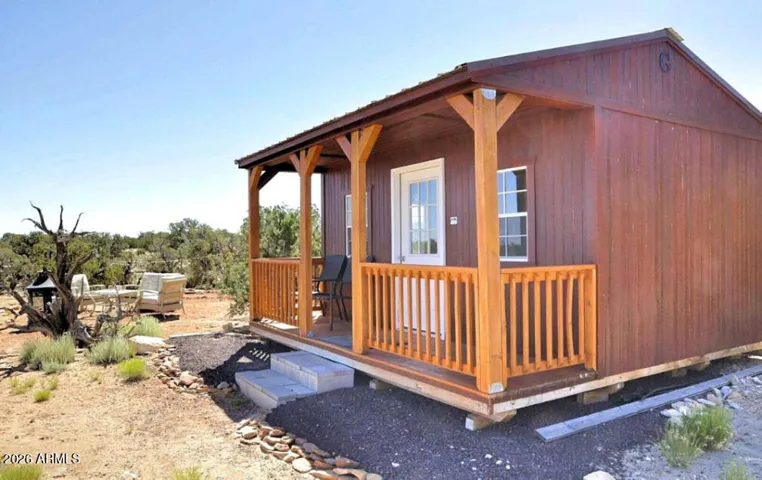 The Guest Bunkhouse Porch offers Forever Views Where the Deer and the Antelope Really do Play!