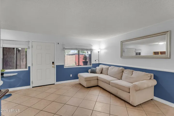 Tile floor downstairs.
