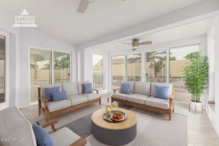Virtually staged bonus area with Mini-split for year round comfort.