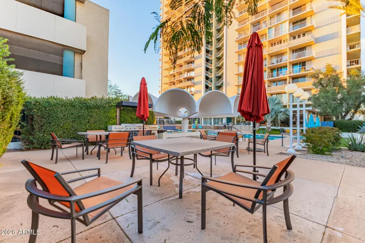 Pool and BBQ Area