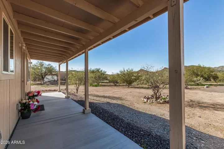 FULL LENGTH FRONT COVERED PATIO
