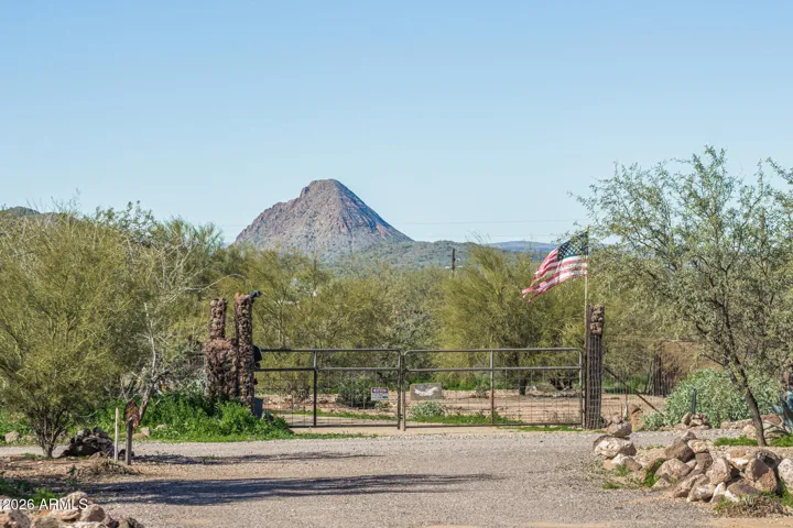 VIEW FROM DRIVEWAY * GAVILAN PEAK
