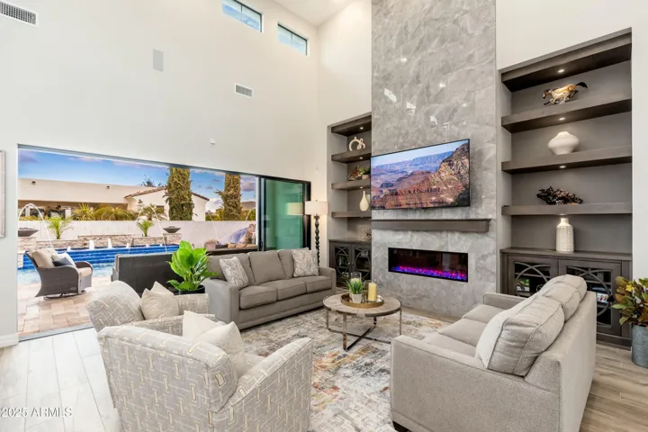 Electric Color Changing Fireplace