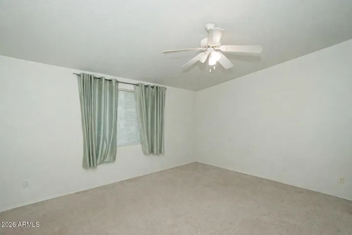 Virtually cleared guest room