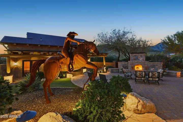 Multiple wild west sculptures capture the essence