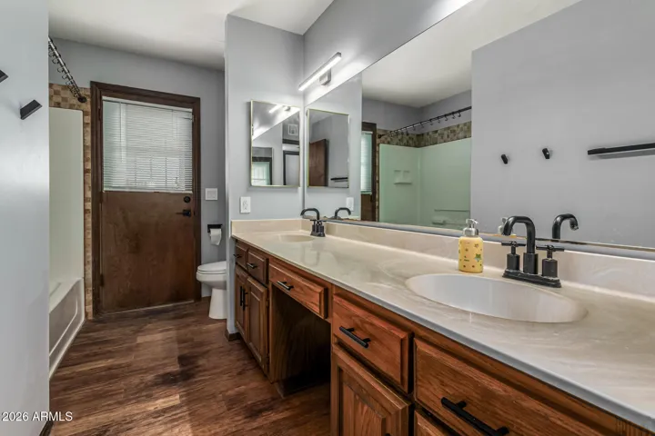 Bathroom #2 with door that walks out to pool