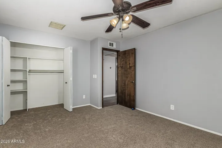 Bedroom #2 with large closet
