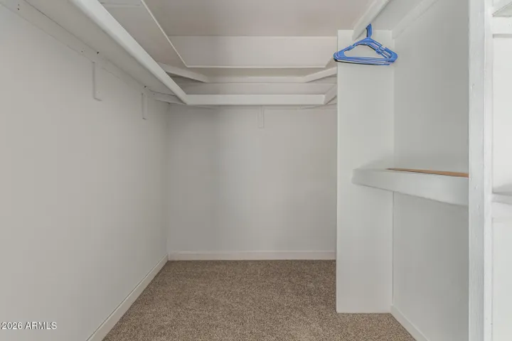 primary bathroom closet