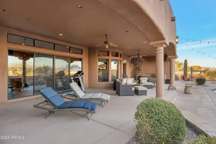 Extended spacious patio