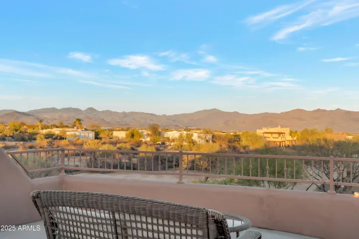 Observation Deck with 180 degree views-The Mazatzal Mtns/Four Peaks