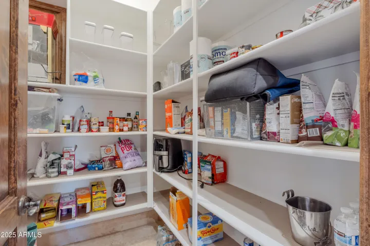 Large walk in Pantry, motion sensor lights