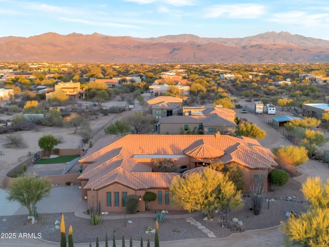 Overhead view of property