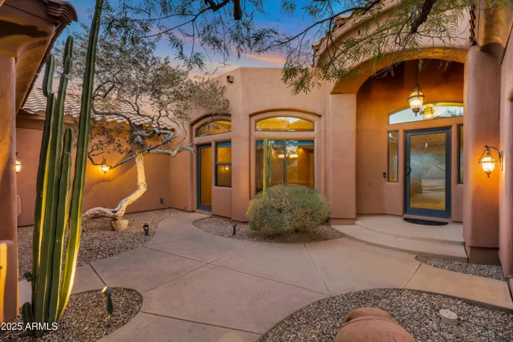 Twilight Courtyard entry