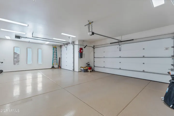 Large over-height 3 car garage