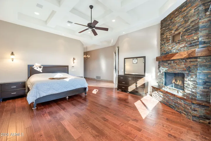 Large Primary suite fireplace