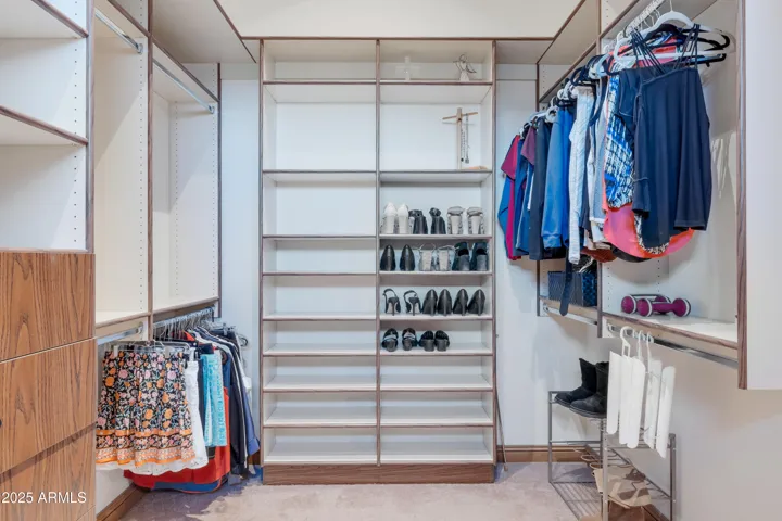 His and Her Closets, motion sensor lighting
