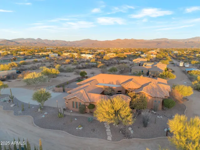 Overhead view of property